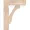 Ekena Millwork Imperial Block Smooth Bracket w/ Offset Brace, Douglas Fir, 7 1/2"W x 24"D x 32"H BKT0806X24X32IMP05SDF - alternate 4